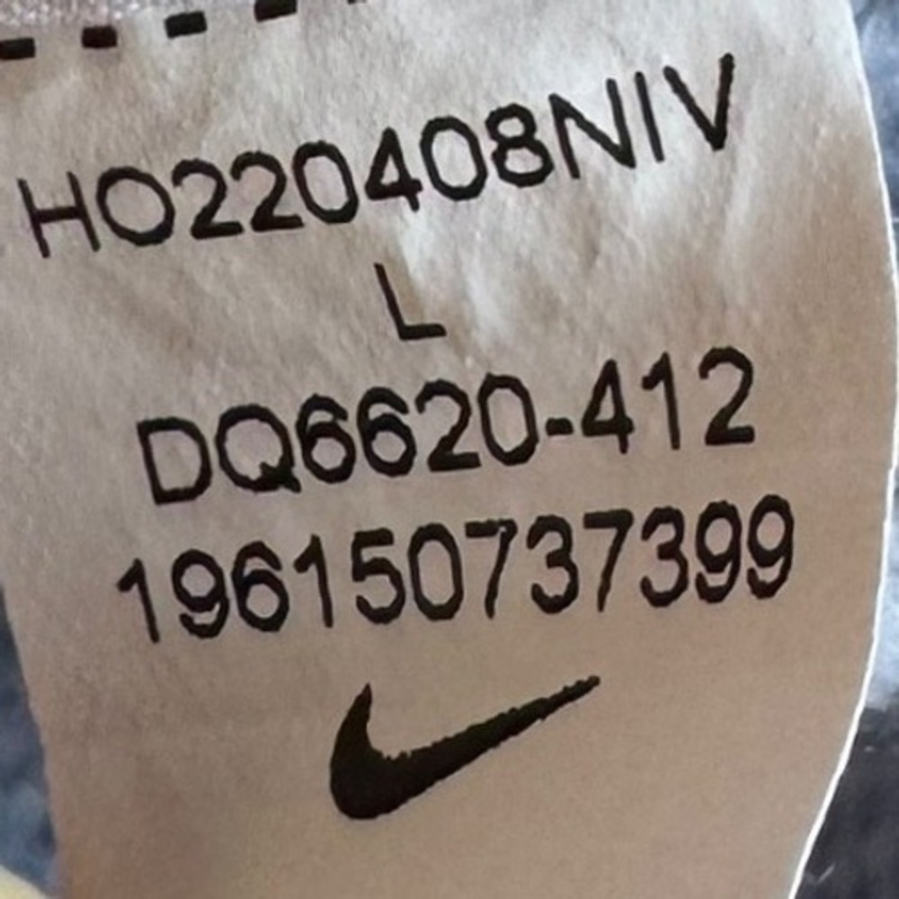 Nike Dri-FIT Fleece Pullover Fitness Hoodie Blue Whisper Swoosh Zip Pocket L - Picture 10 of 10
